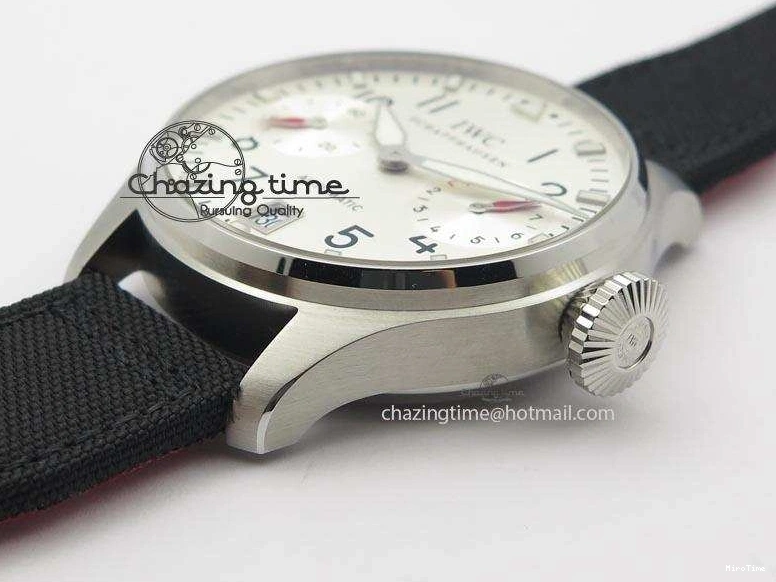MIROTIME 0215 Big Pilot Real PR IW500432 DFB Limited Edition ZF 1:1 Best Edition On Black Nylon Strap A Fashionable 7276